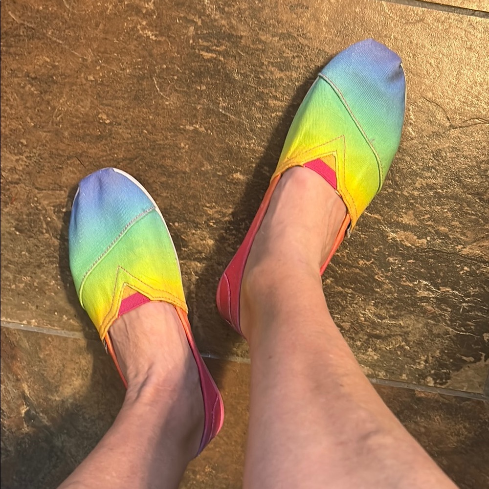 BOBS from Skechers Rainbow Gradient Flats
